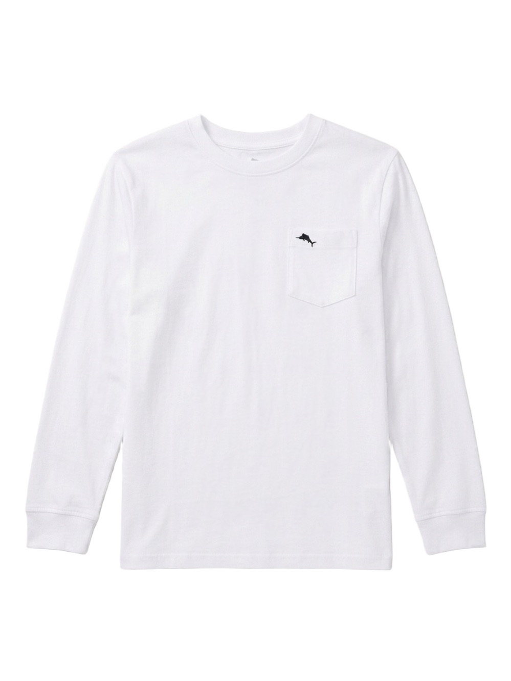 Tommy Bahama Boys Bali Skyline Marlin Pocket T-Shirt White Blue Size 7/8